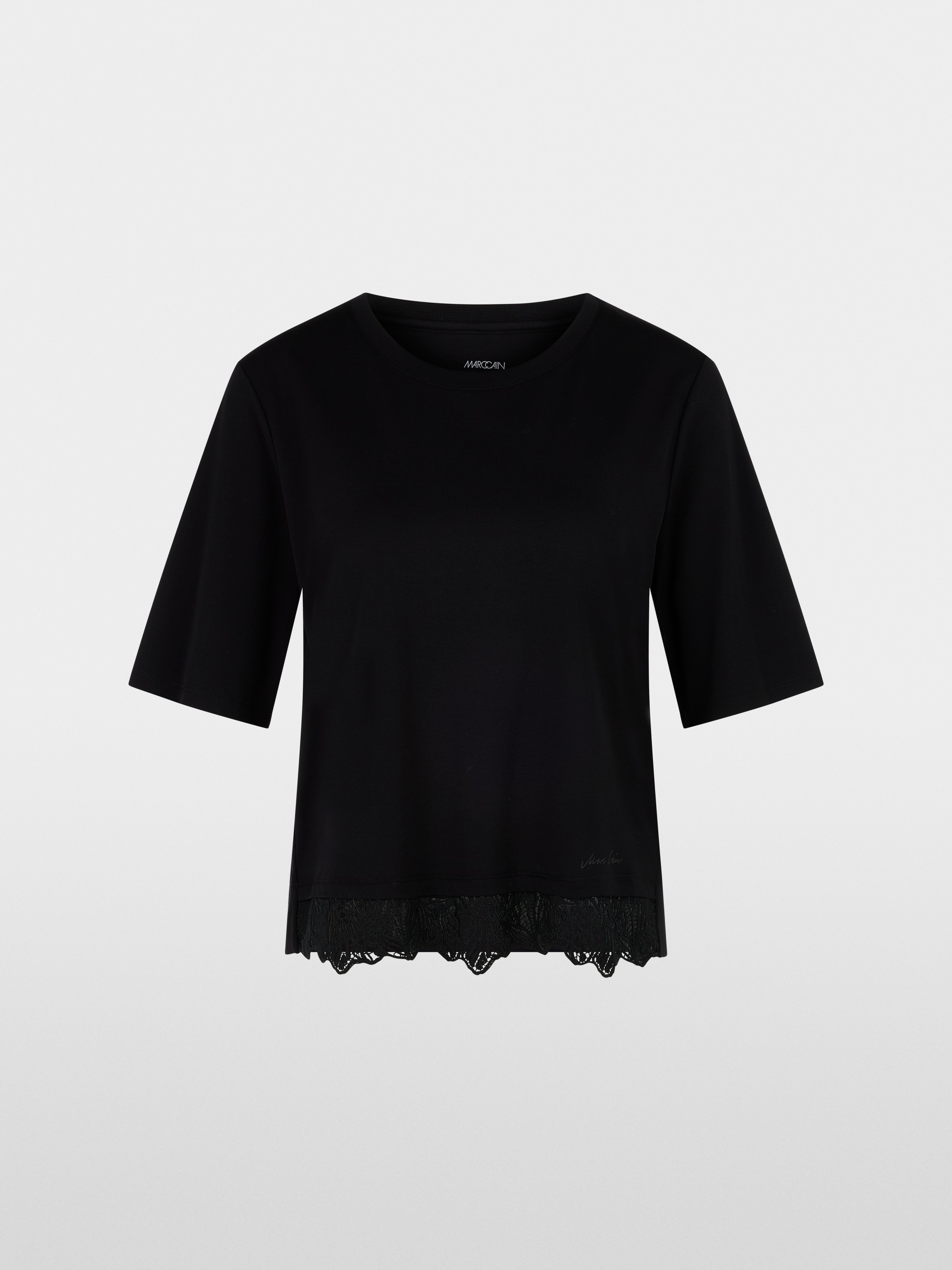 Marc-Cain T-Shirt with Delicate Lace
