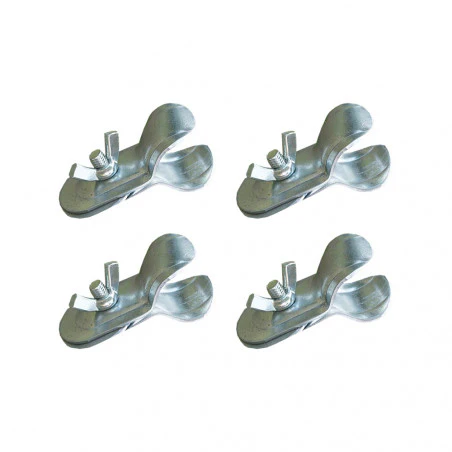 Pack 4 PINZAS COLGADOR Hosa para tubo de avancé o tienda cocina