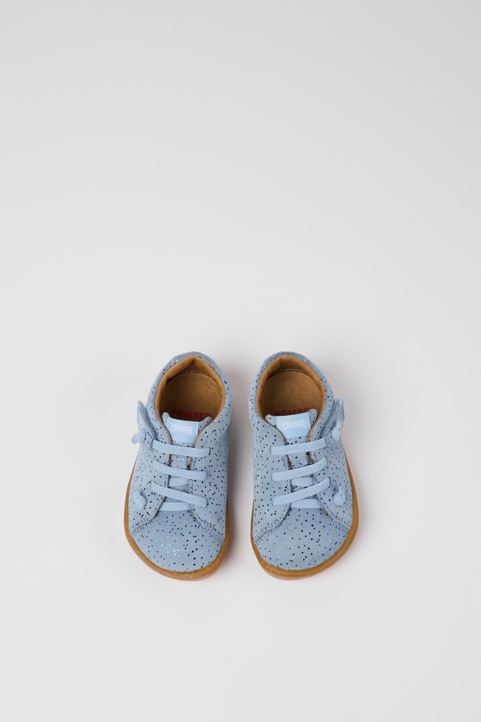 Peu Blue nubuck shoes for children