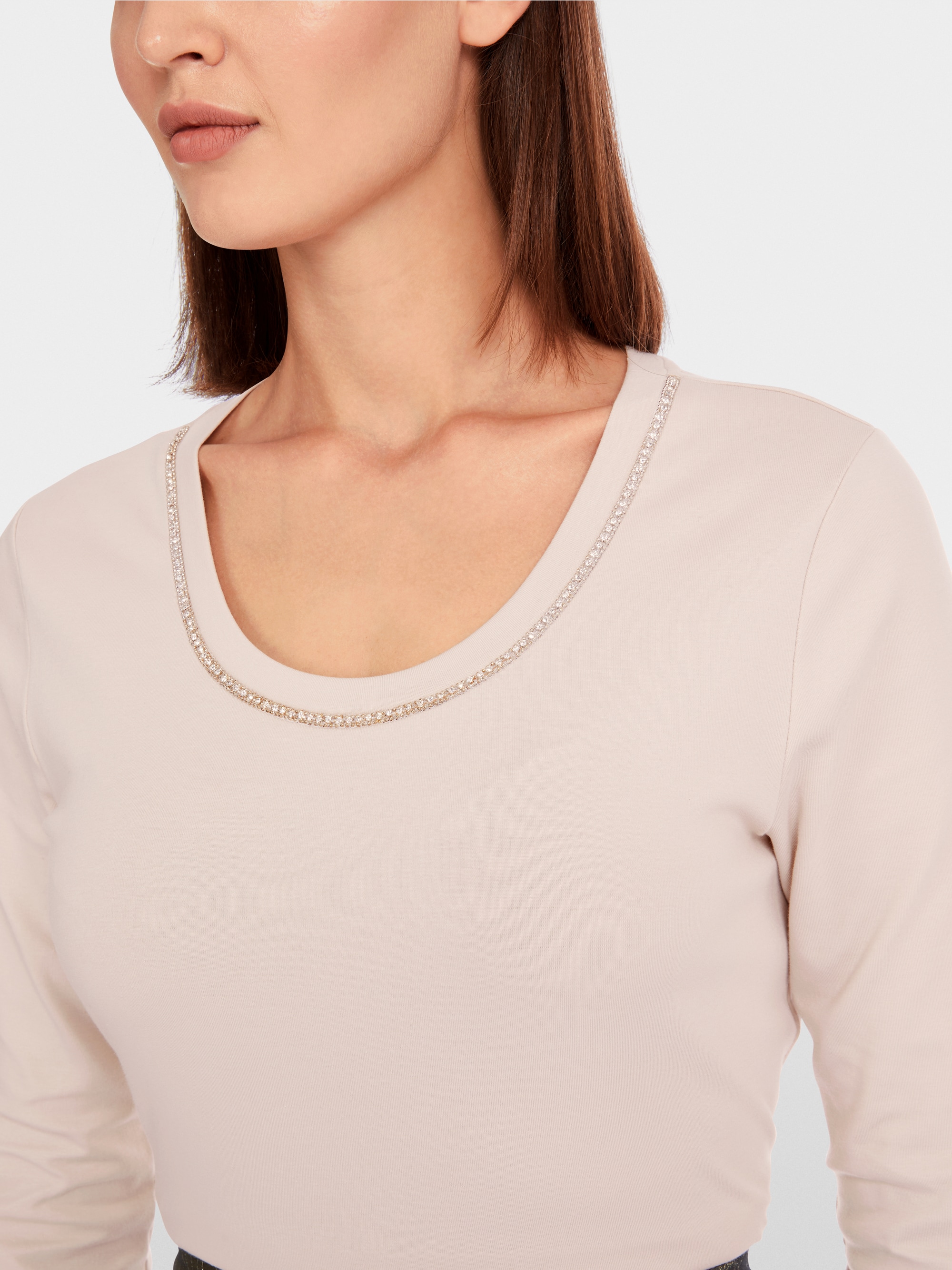 Marc-Cain T-shirt with pearl embellishment