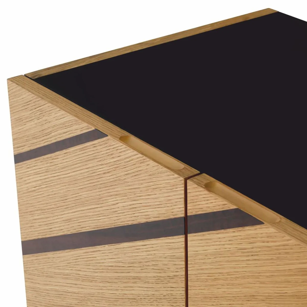 Casa Padrino armario bar de lujo natural / marr¨®n oscuro / bronce Al. 175 cm - Muebles de bar