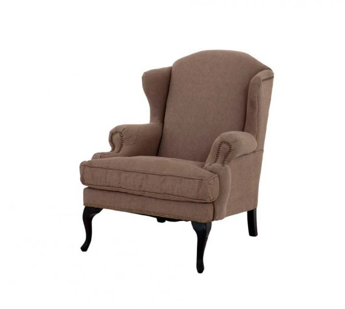 Casa Padrino luxury wing chair brown - Limited Edition