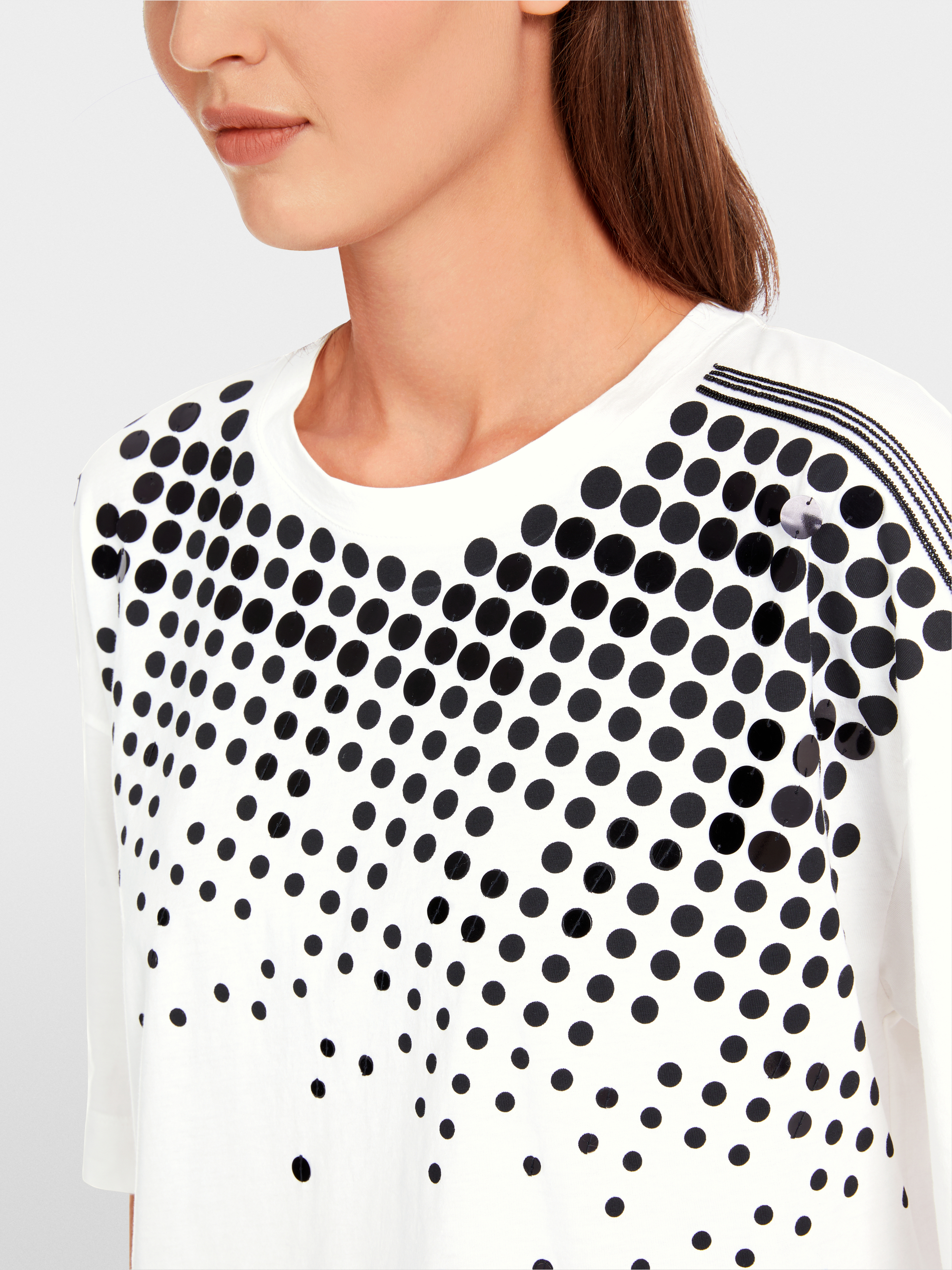 Marc-Cain Cropped T-shirt with graphic print