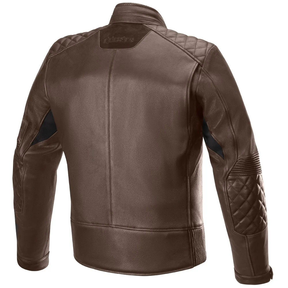 CHAQUETA PIEL ALPINESTARS HOXTON V2 LEATHER MARRON