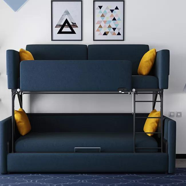 Folding sofa bunk bed