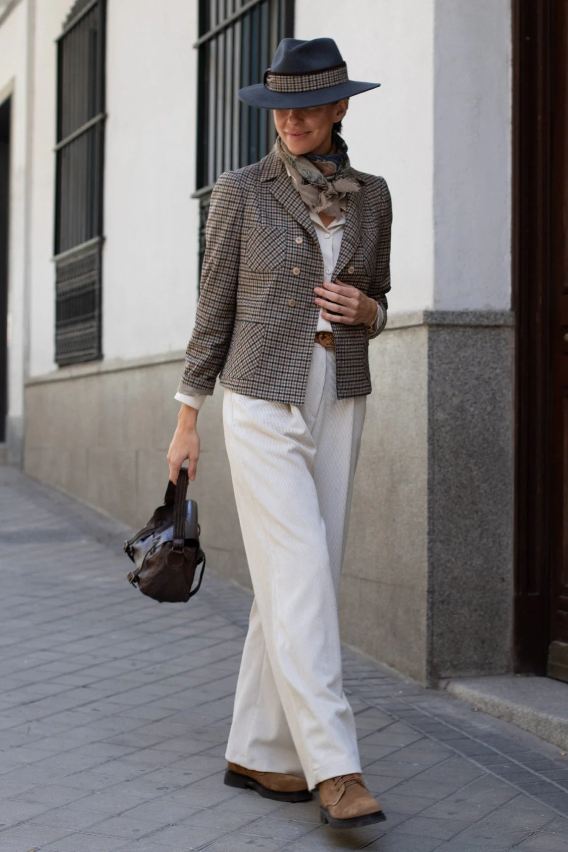 Rivera-spain Sombrero Verona gris | Rivera x Alexia Álvarez de Toledo