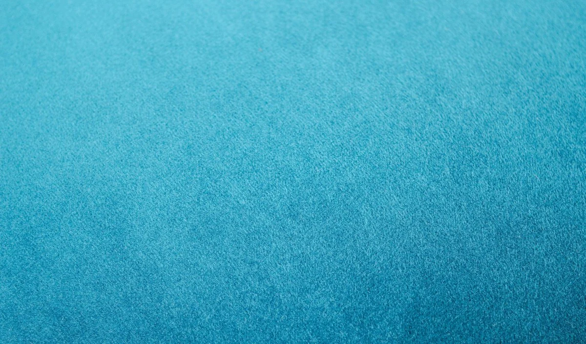 Casa Padrino taburete de bar de lujo azul / negro Ø 37 x H. 76 cm - Taburete de Bar con Tela de Terciopelo