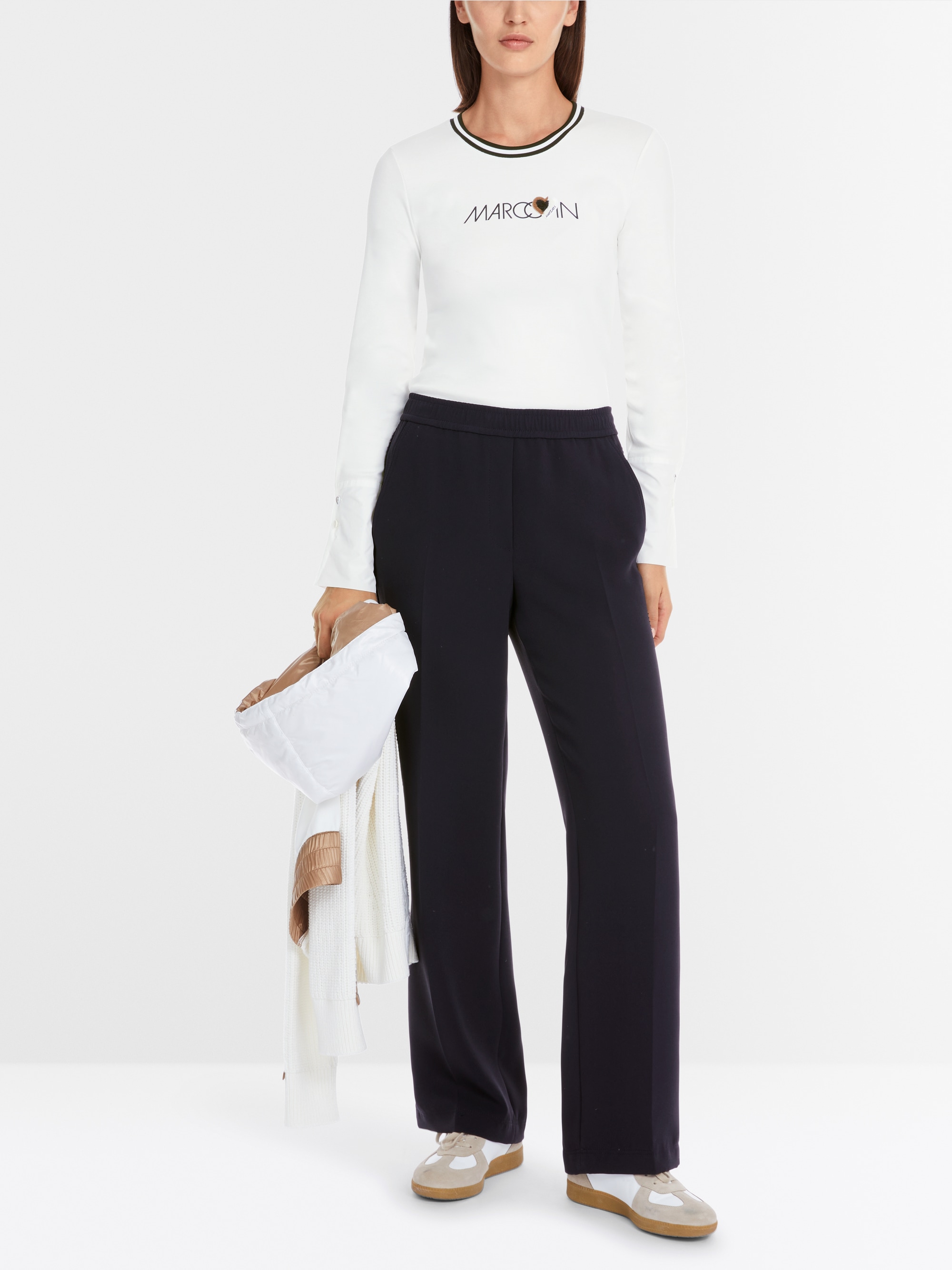 Marc-Cain Long-sleeve in cotton rib
