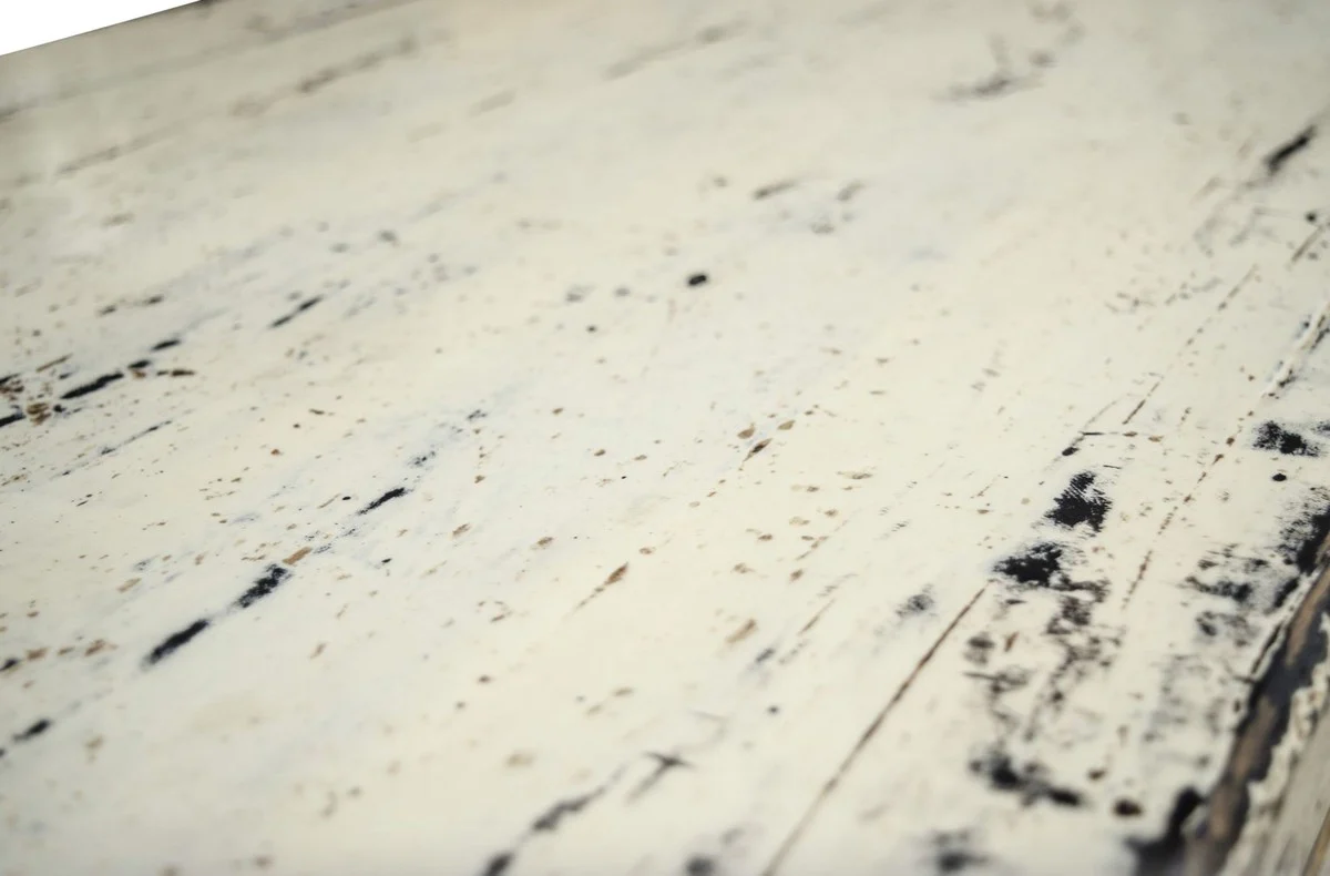 Casa Padrino country style coffee table antique style white 140 x 54 x H. 43 cm - Country Style Living Room Furniture