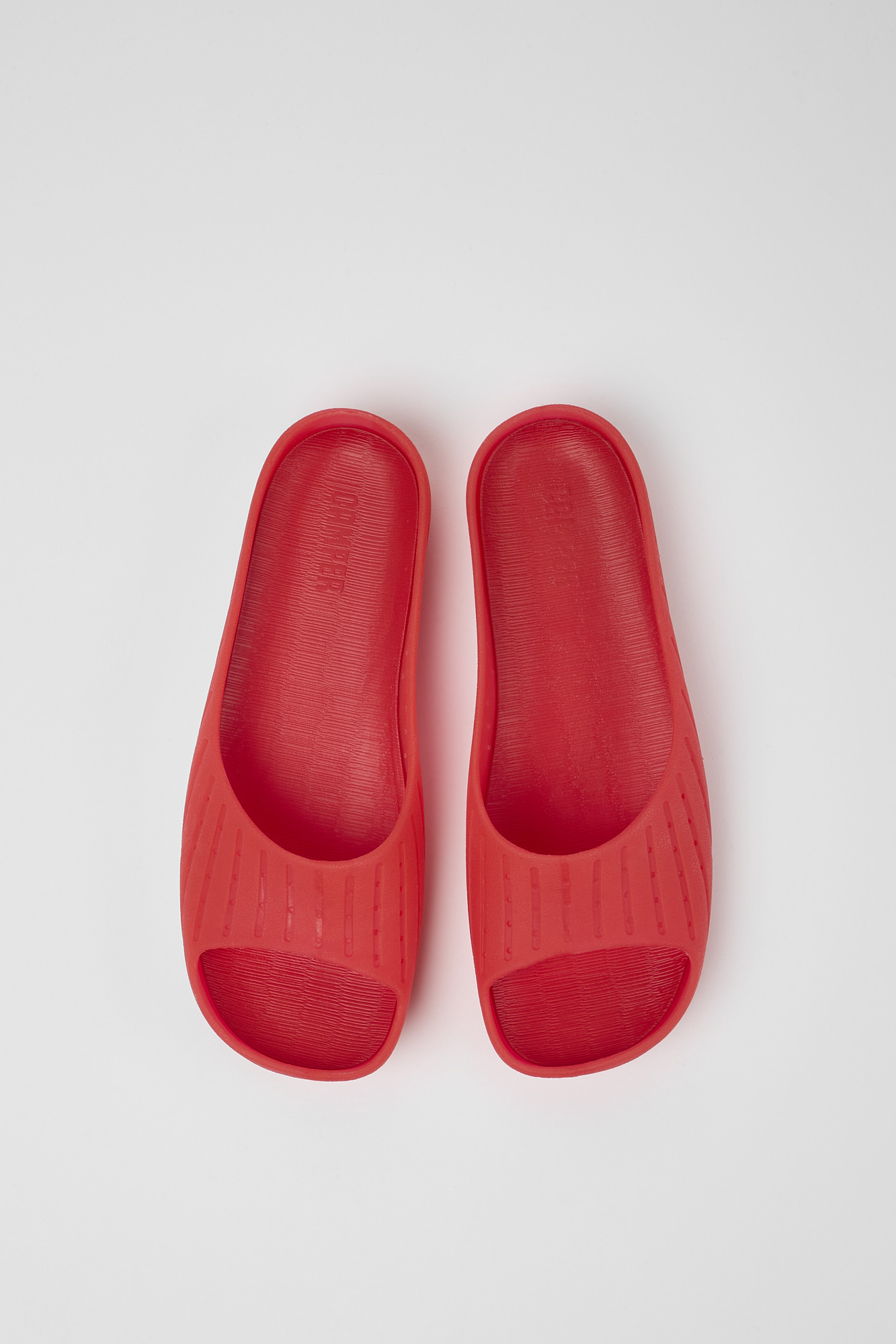 Wabi - Red monomaterial sandals for women