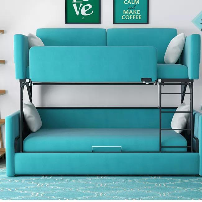 Folding sofa bunk bed