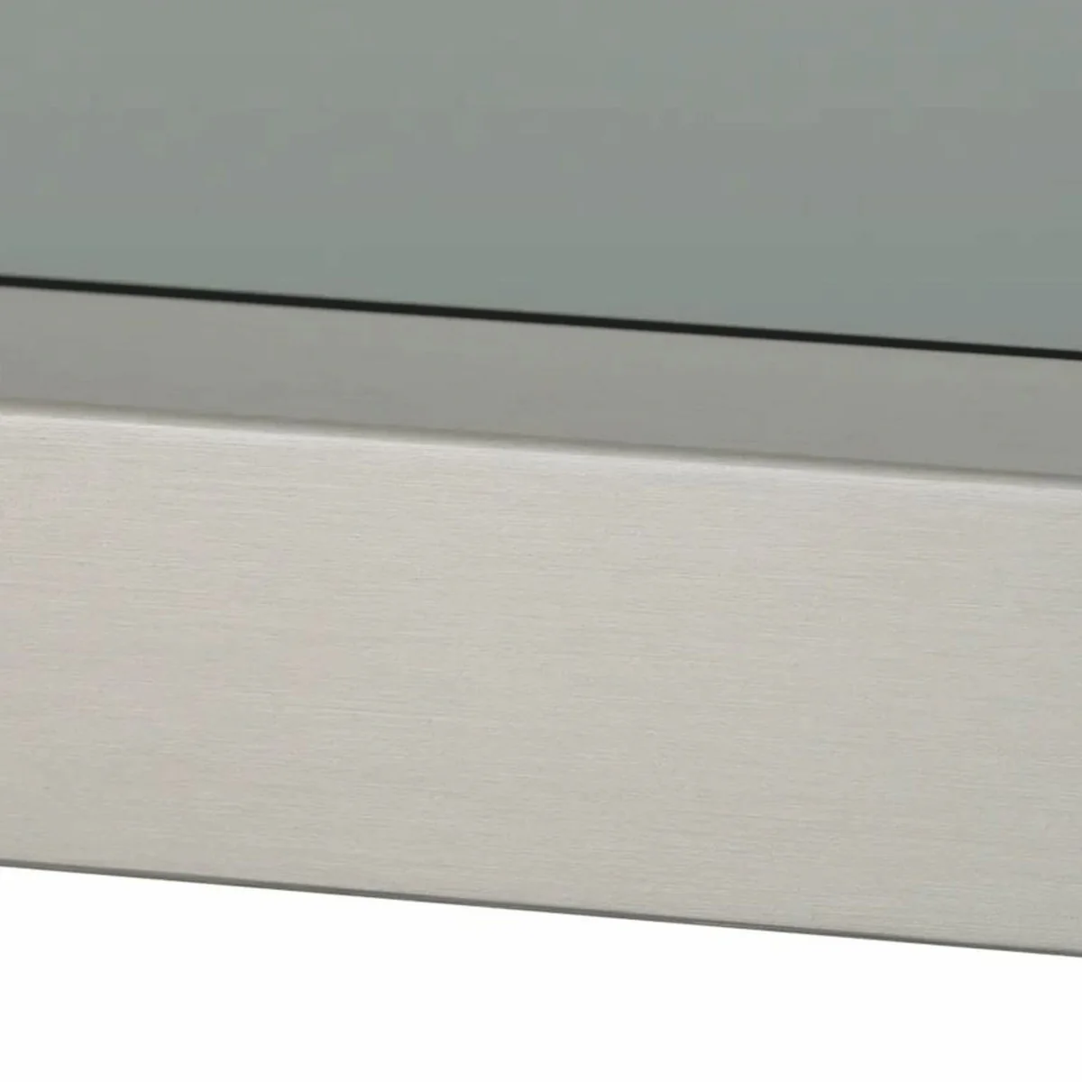 Casa Padrino armario de estanter¨ªa con estantes de vidrio plata / negro / gris A. 240,5 cm - Muebles de lujo