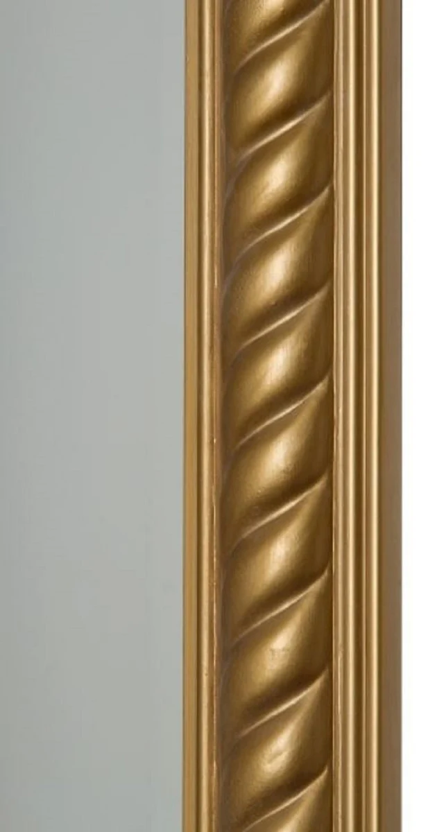 Casa Padrino espejo / espejo de pared de la sala de estar barroco oro antiguo 72 x H. 132 cm - Muebles Barrocos