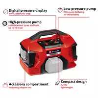 Cordless Air Compressor PRESSITO 18/21