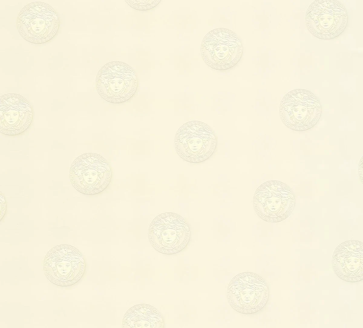 Papel pintado no tejido barroco diseñador Versace Vanitas 348621 blanco - Papel Tapiz de Diseño - Accesorios Decorativos de Lujo