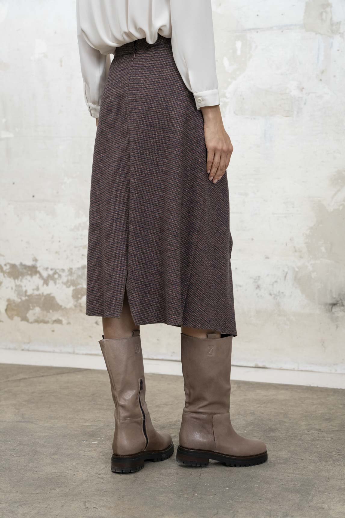 Rivera-spain Falda Gisela burdeos