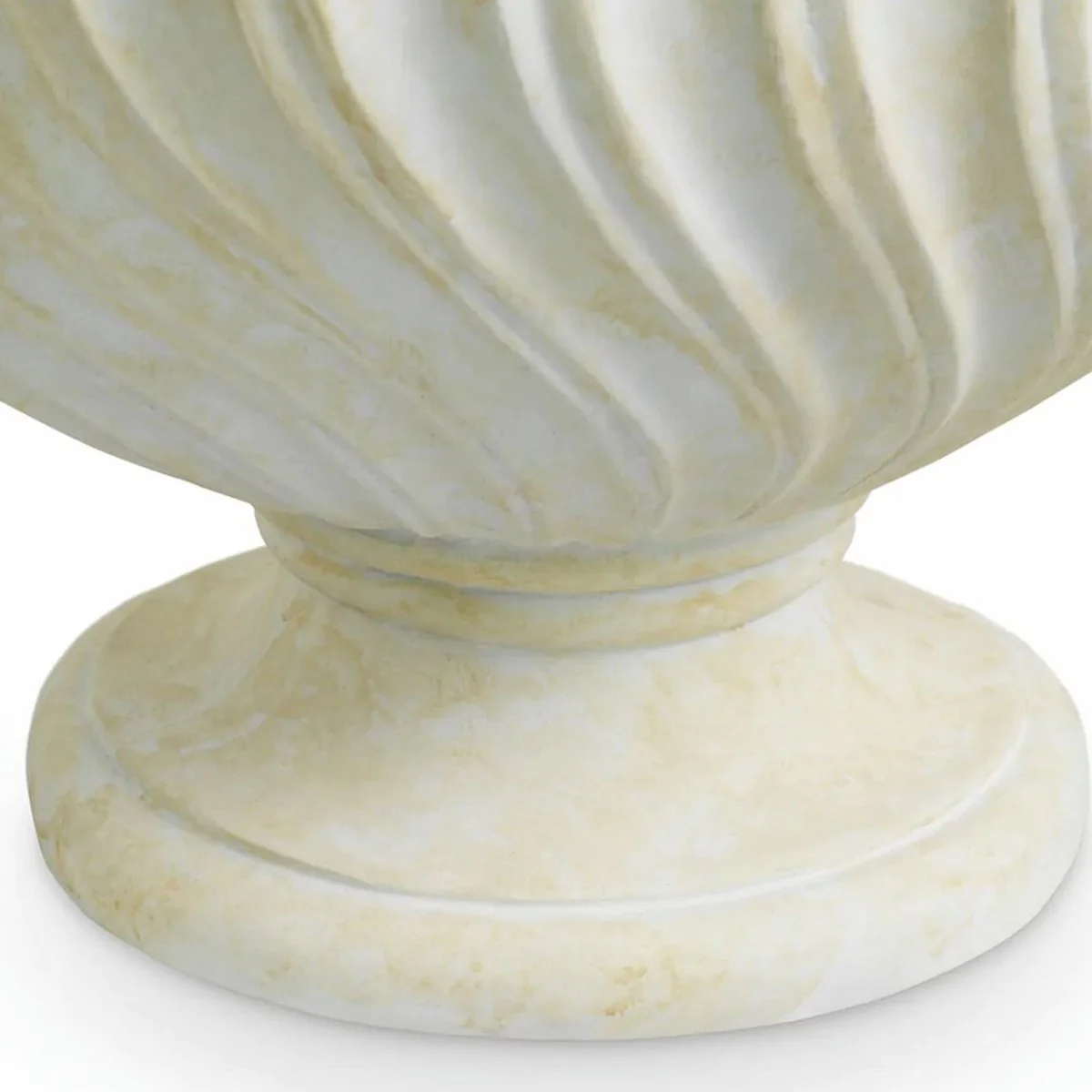 Casa Padrino l¨¢mpara de mesa barroco de lujo blanco antiguo / lat¨®n / crema ? 80 x A. 97 cm