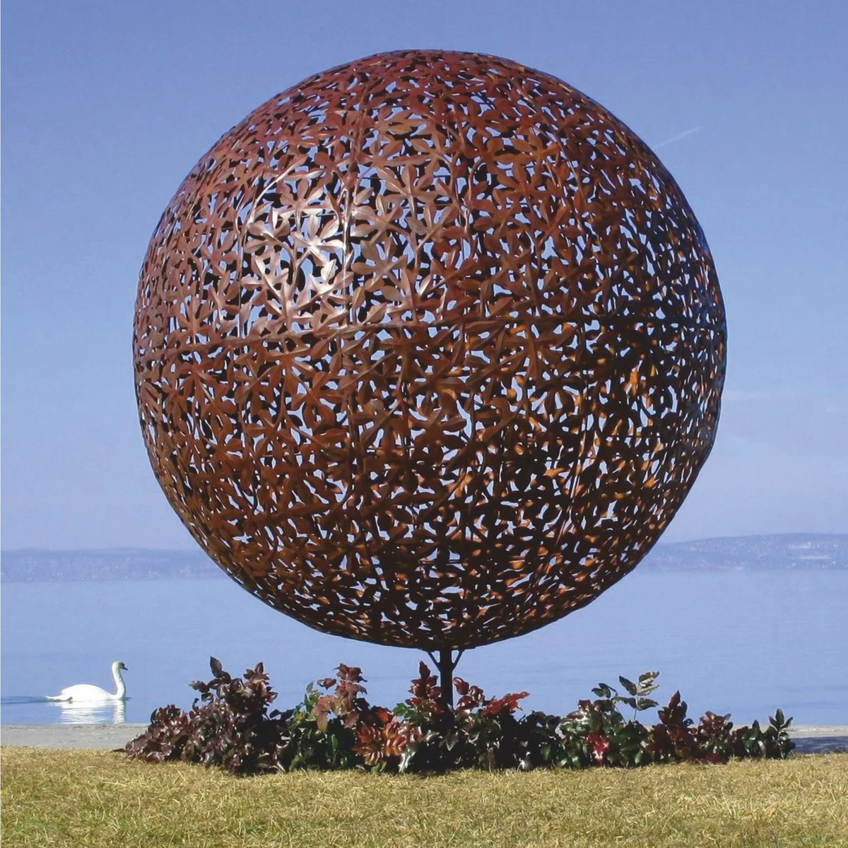 Casa Padrino escultura decorativa de jard¨ªn de acero ¨®xido ? 170 x A. 200 cm