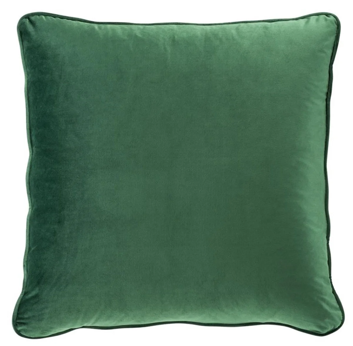 Casa Padrino cojín de lujo verde 60 x 60 cm - Accesorios de Lujo Para Decoración de la Sala de Estar