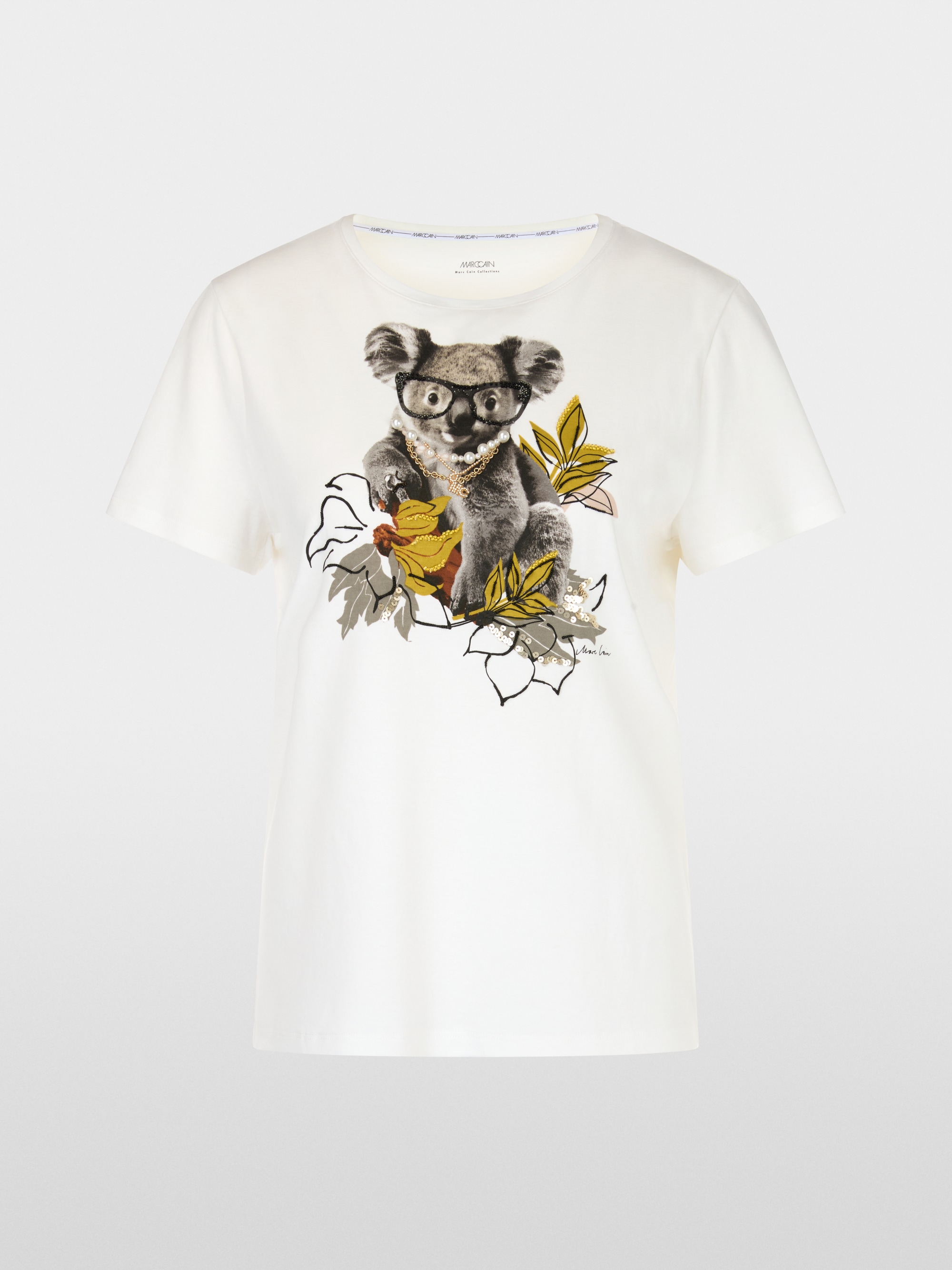 Marc-Cain T-shirt with 3D animal appliqué