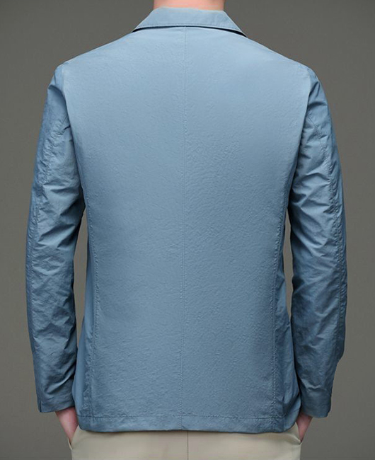 Daily Notch Lapel Buttons Utility Pockets Solid Blazer