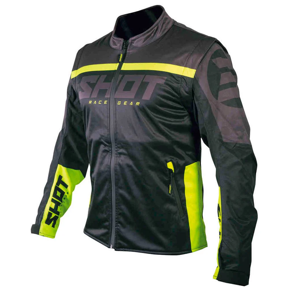 CHAQUETA SHOT LITE 2.0 - NEGRO / AMARILLO