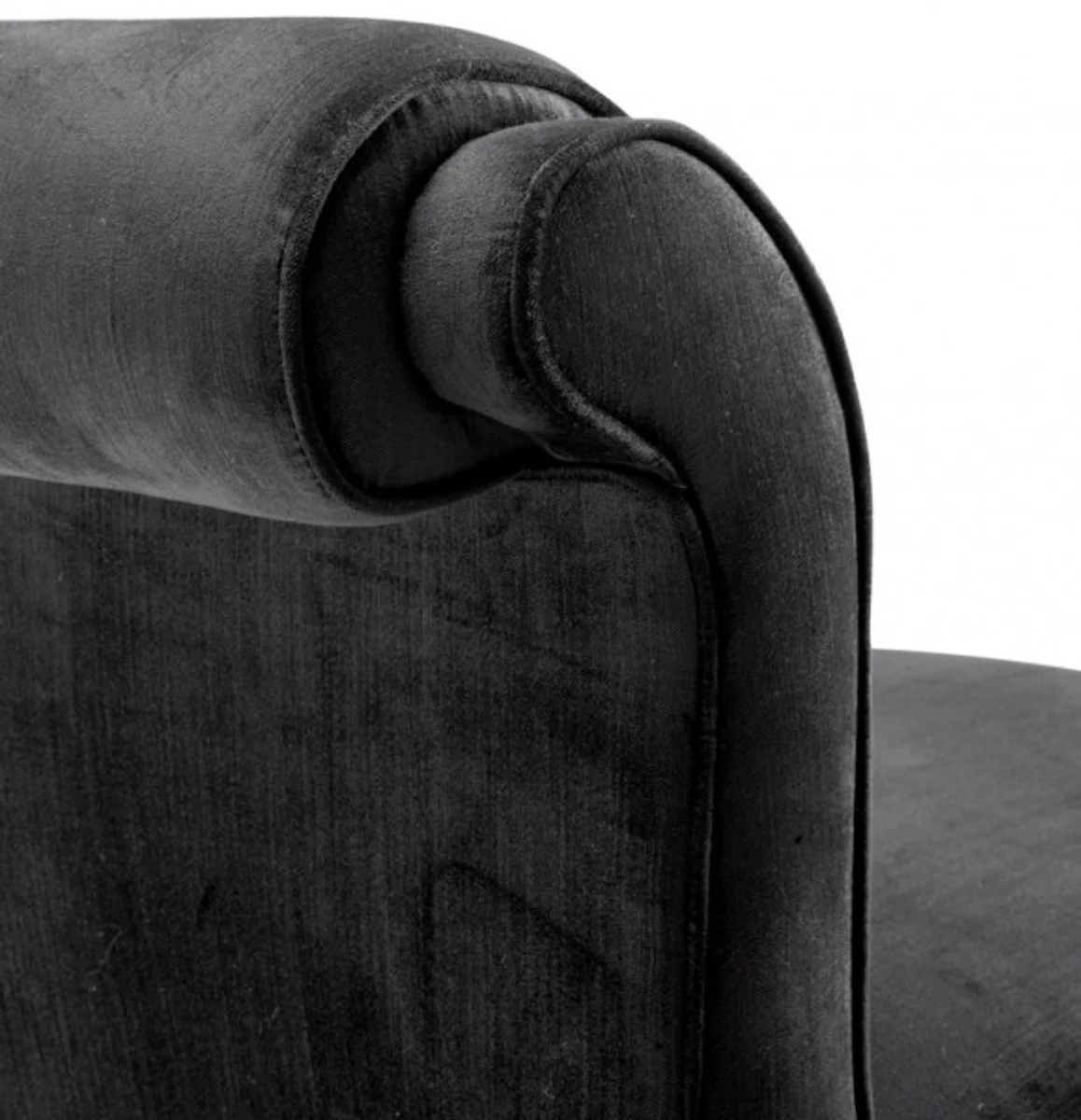 Casa Padrino luxury Belle Epoch chair Black - Art Nouveau Art Deco - Luxury Collection