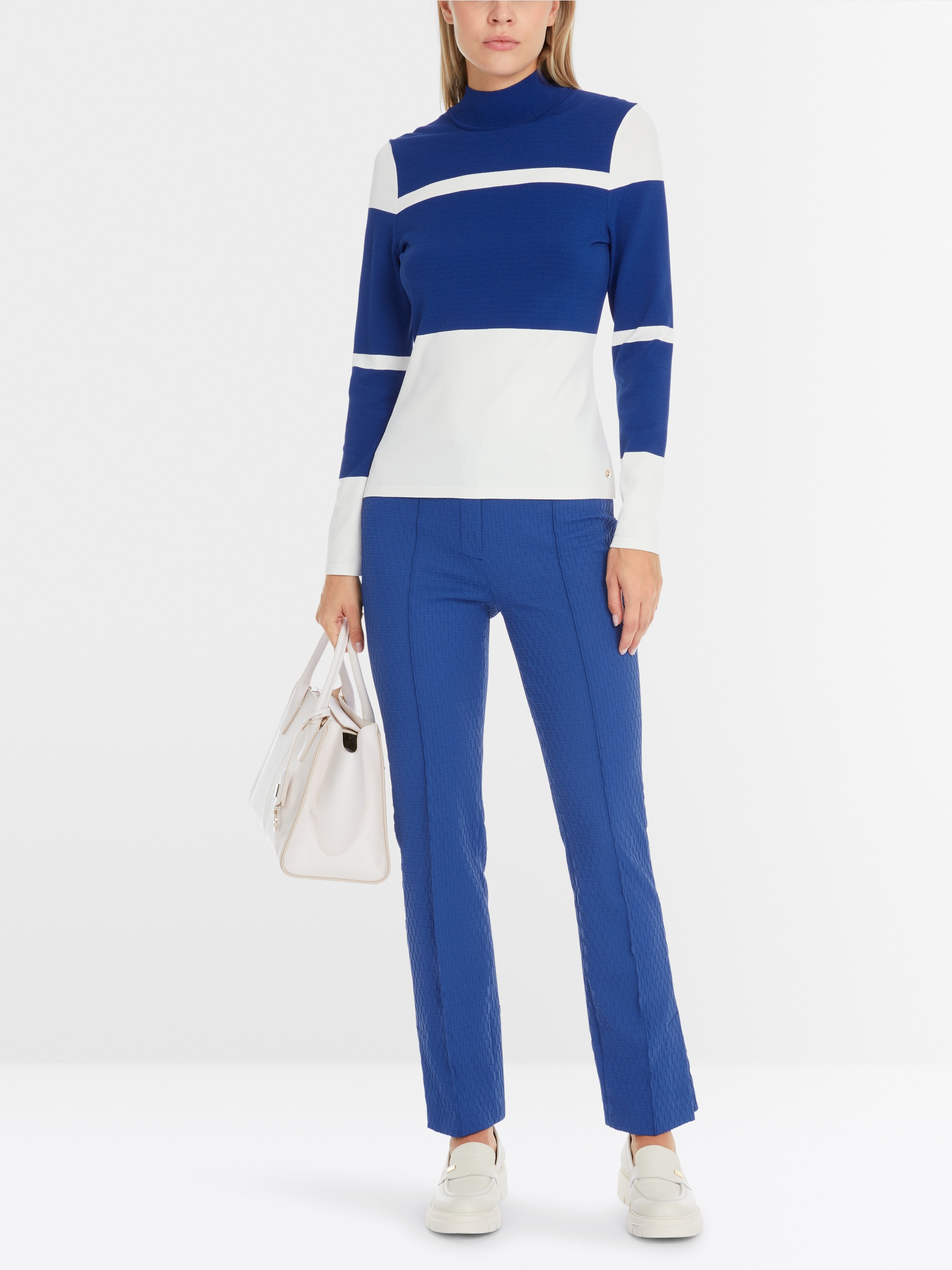Marc-Cain Rethink Together striped sweater