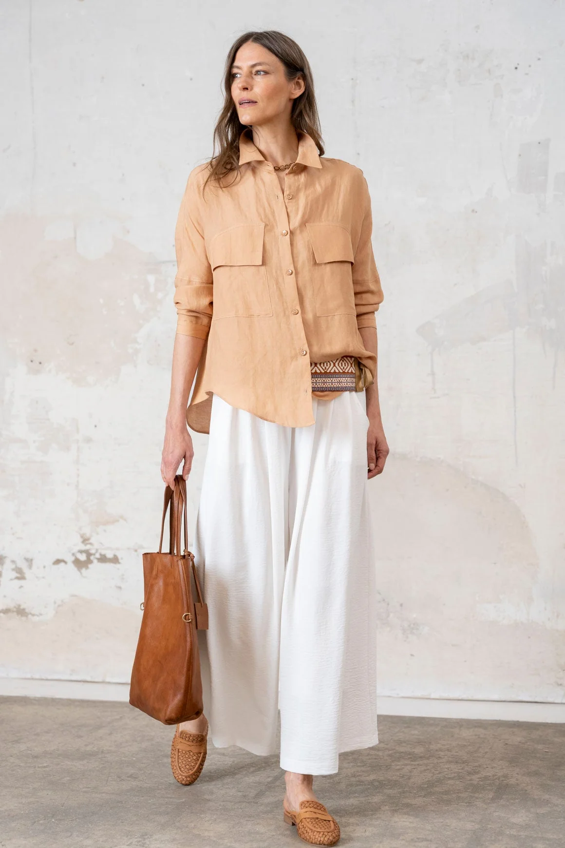 Rivera-spain Camisa Luserna camel