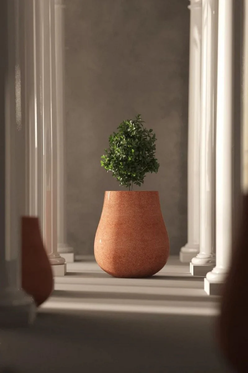 Casa Padrino maceta de hormig¨®n de decoraci¨®n de jard¨ªn XXL de lujo rojo ? 88 x A. 100 cm