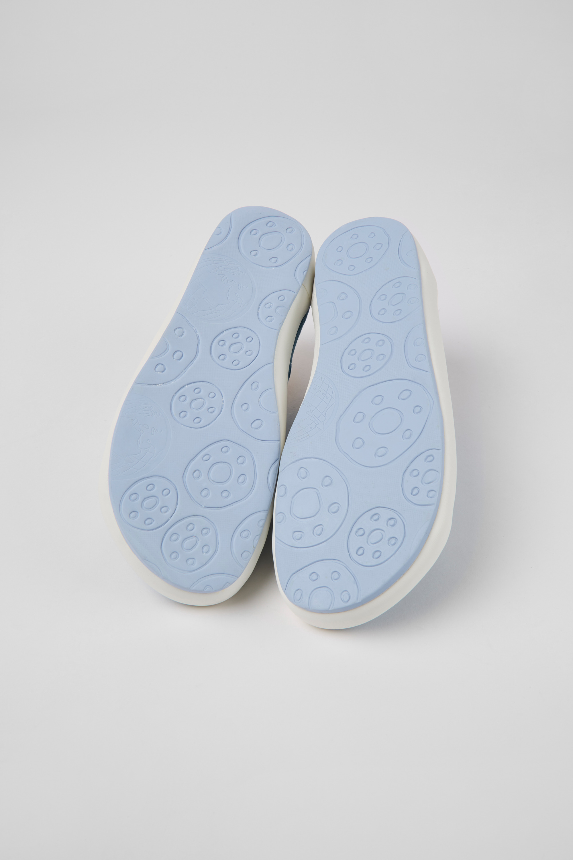 Peu Rambla - Blue textile sneakers for women