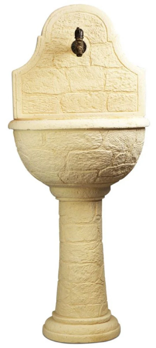 Casa Padrino fuente de pared Art Nouveau arena / lat¨®n antiguo A. 122 cm