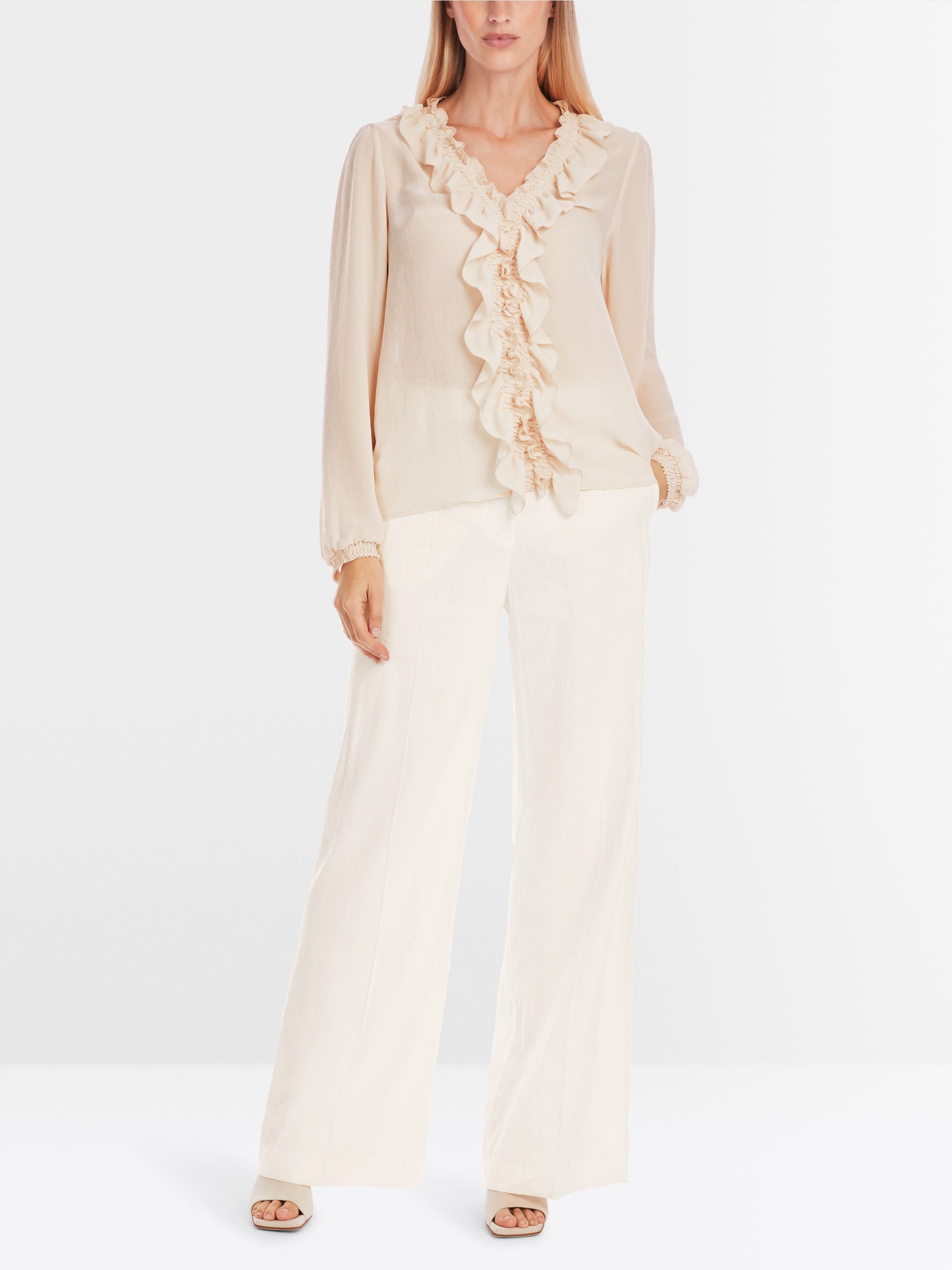 Marc-Cain Rethink Together ruched blouse