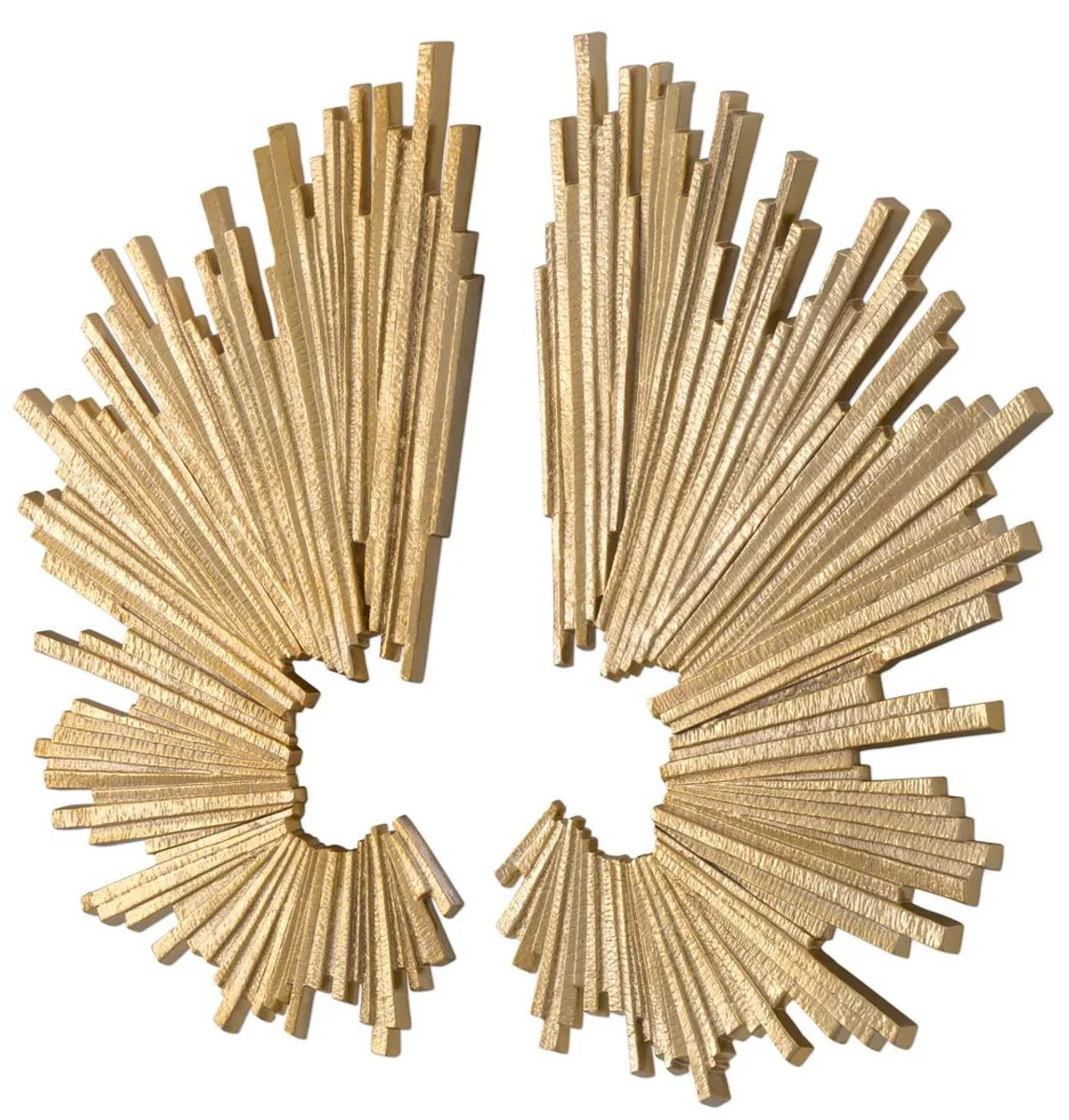 Casa Padrino conjunto de decoraci¨®n de pared de lujo oro 55 x 7,5 x A. 75 cm - Decoraci¨®n de sal¨®n - Decoraci¨®n de hotel - Accesorios decorativos - Muebles de lujo - Colecci¨®n de lujo