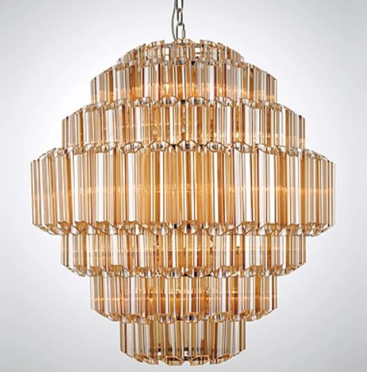 Casa Padrino araña de hotel de lujo plata Ø 80 x H. 93 cm - Calidad de Lujo