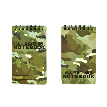 Pack 2 North Star Camo all weather notebook - Bloc de notas waterproof impermeable