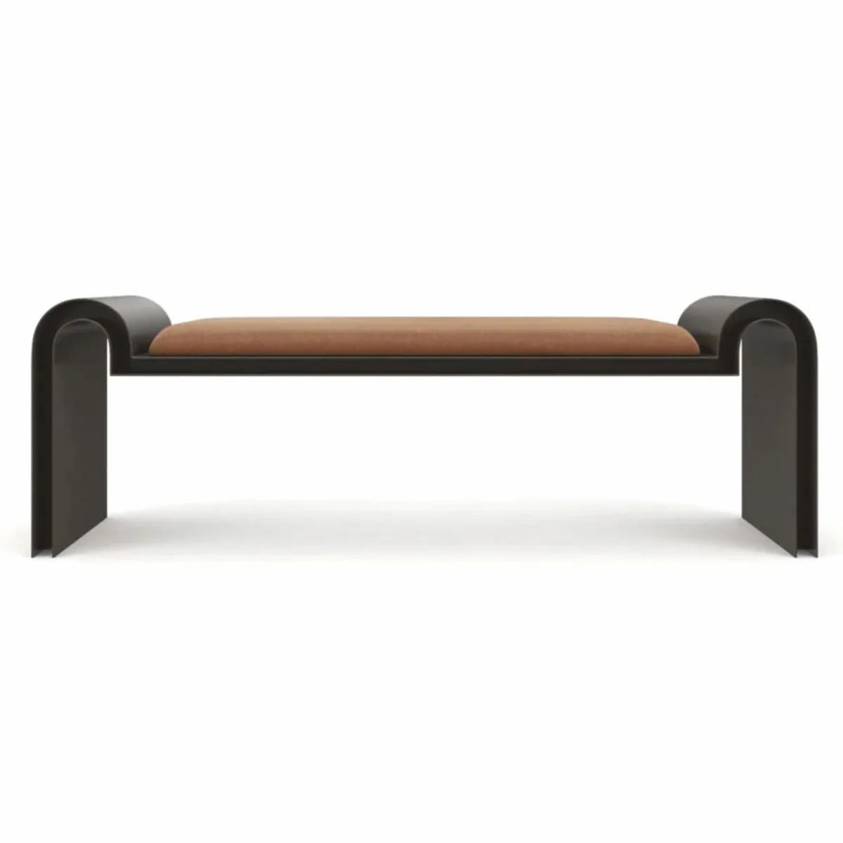 Casa Padrino Banco de Metal de Lujo Marr¨®n / Bronce 142 cm - Muebles de Hotel de Lujo