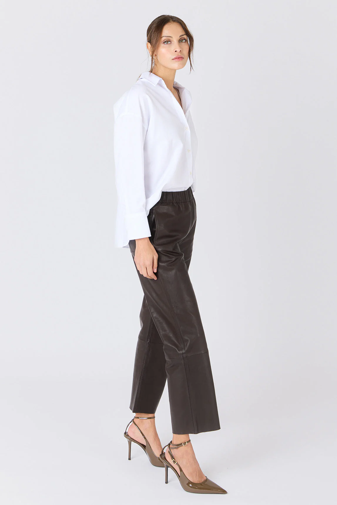 Rivera-spain Pantalón Sarah Serge Pariente Marrón