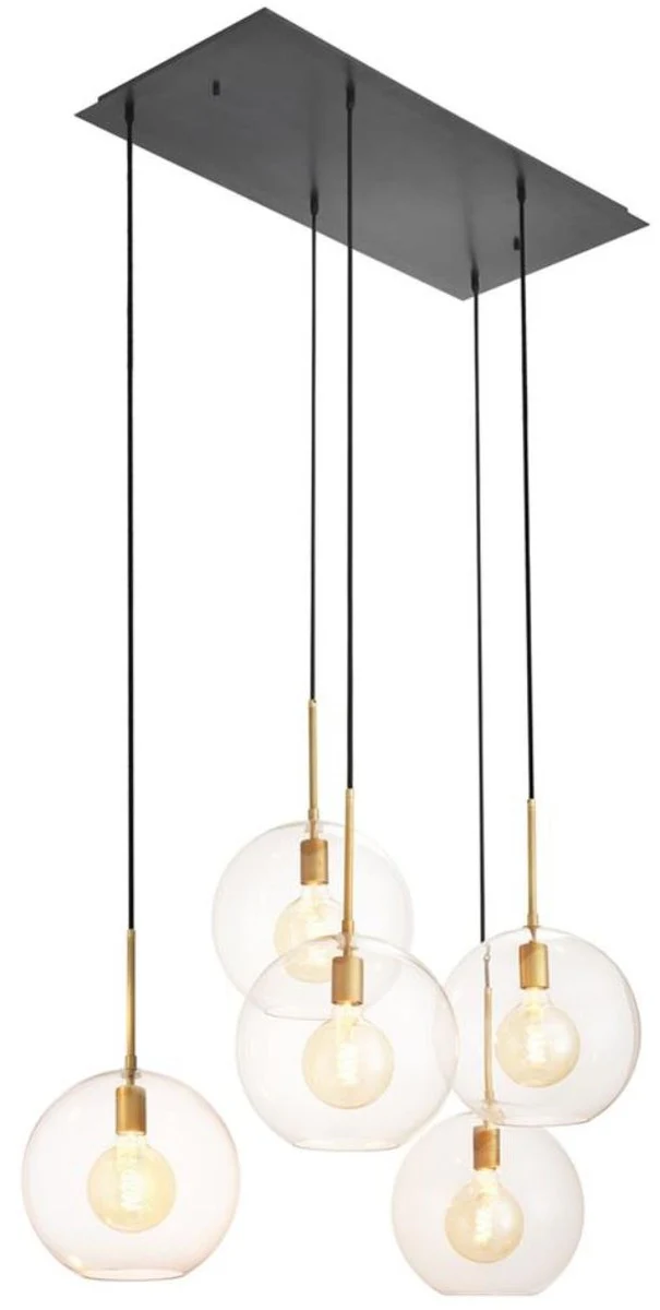 Casa Padrino araña de lujo de latón antiguo / bronce 110 x 55 x H. 160 cm - Calidad de Lujo