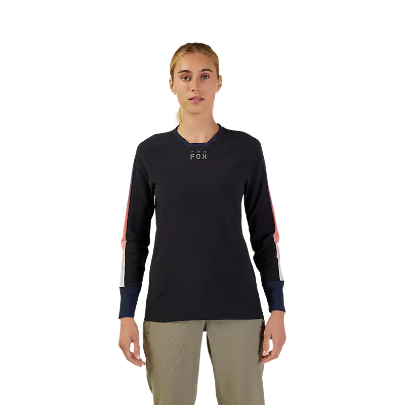 Womens Defend Lunar Thermal Long Sleeve Jersey