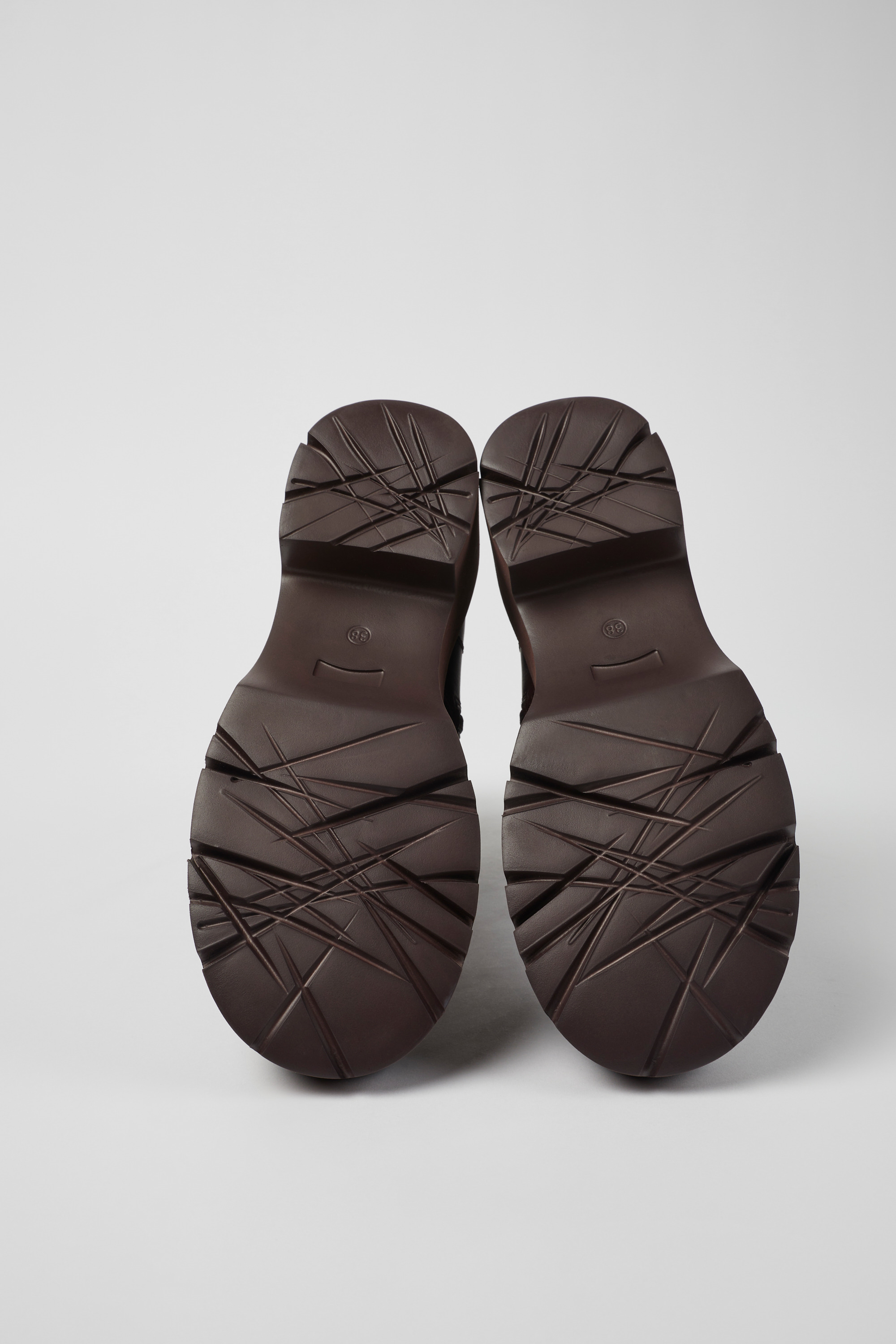 Milah - Burgundy lace-up boots for women