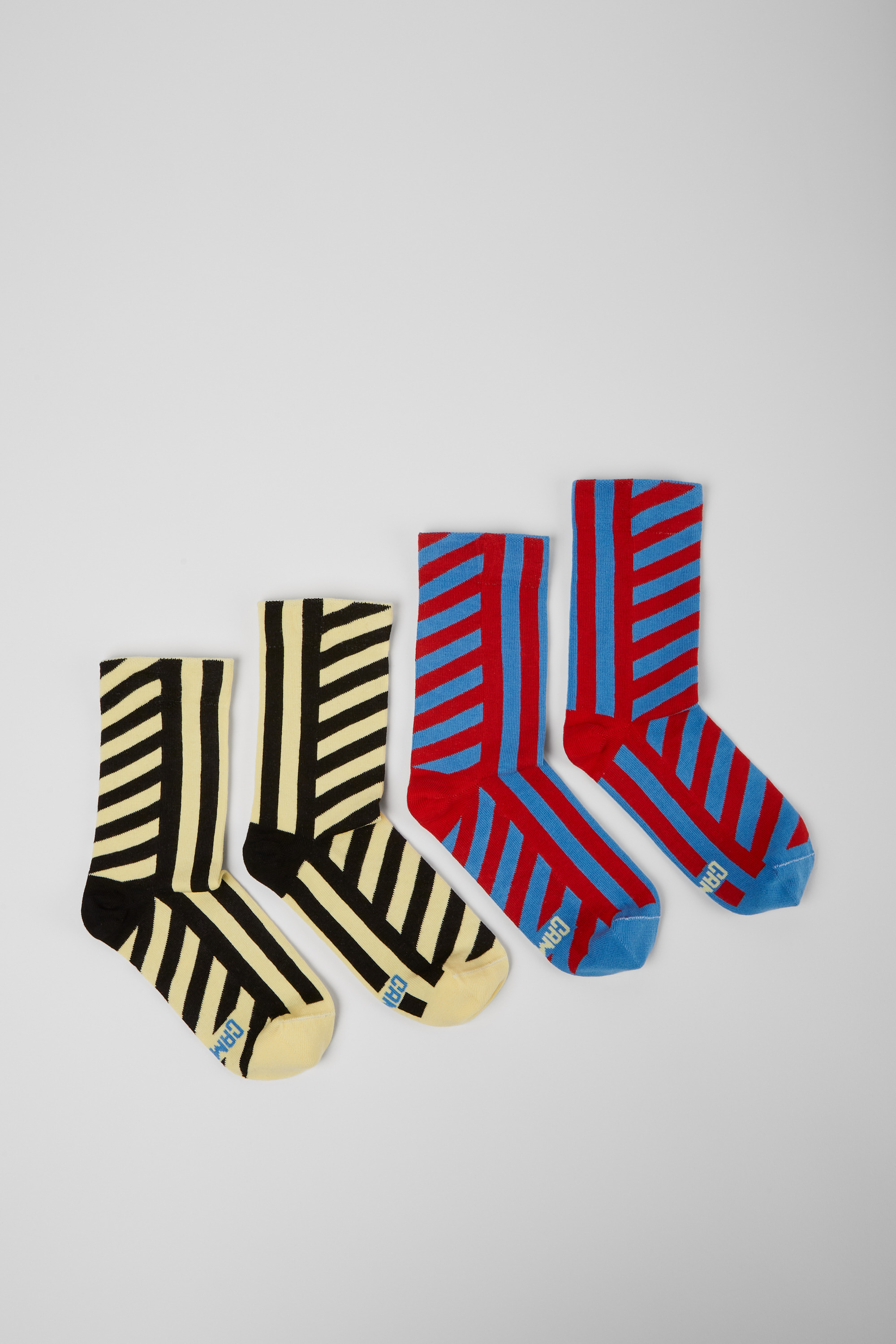 Odd Socks Pack - Two pair pack of long multicolored socks