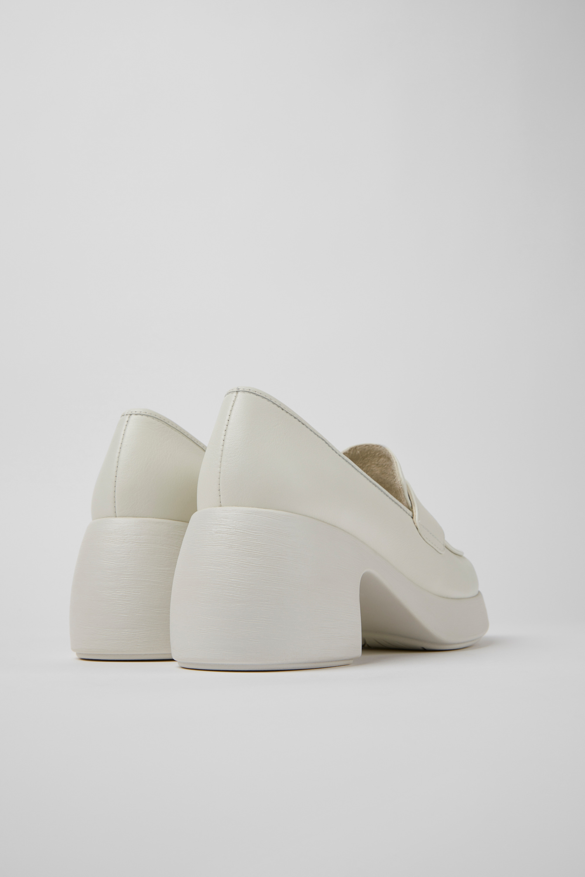 Thelma - White leather shoes for women