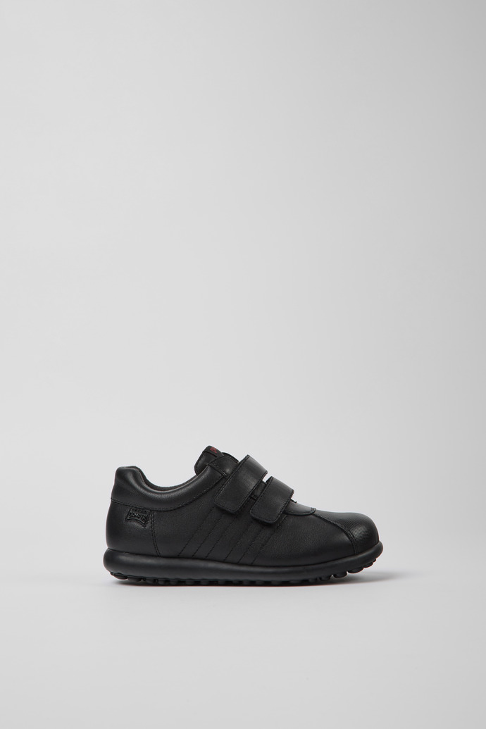 Pelotas Black leather and textile shoes for kids