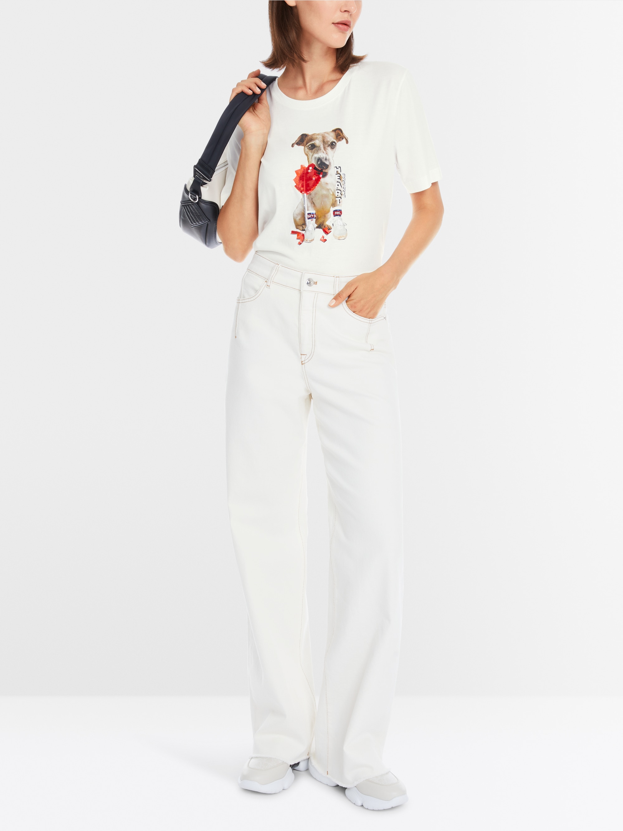 Marc-Cain T-shirt in pure cotton