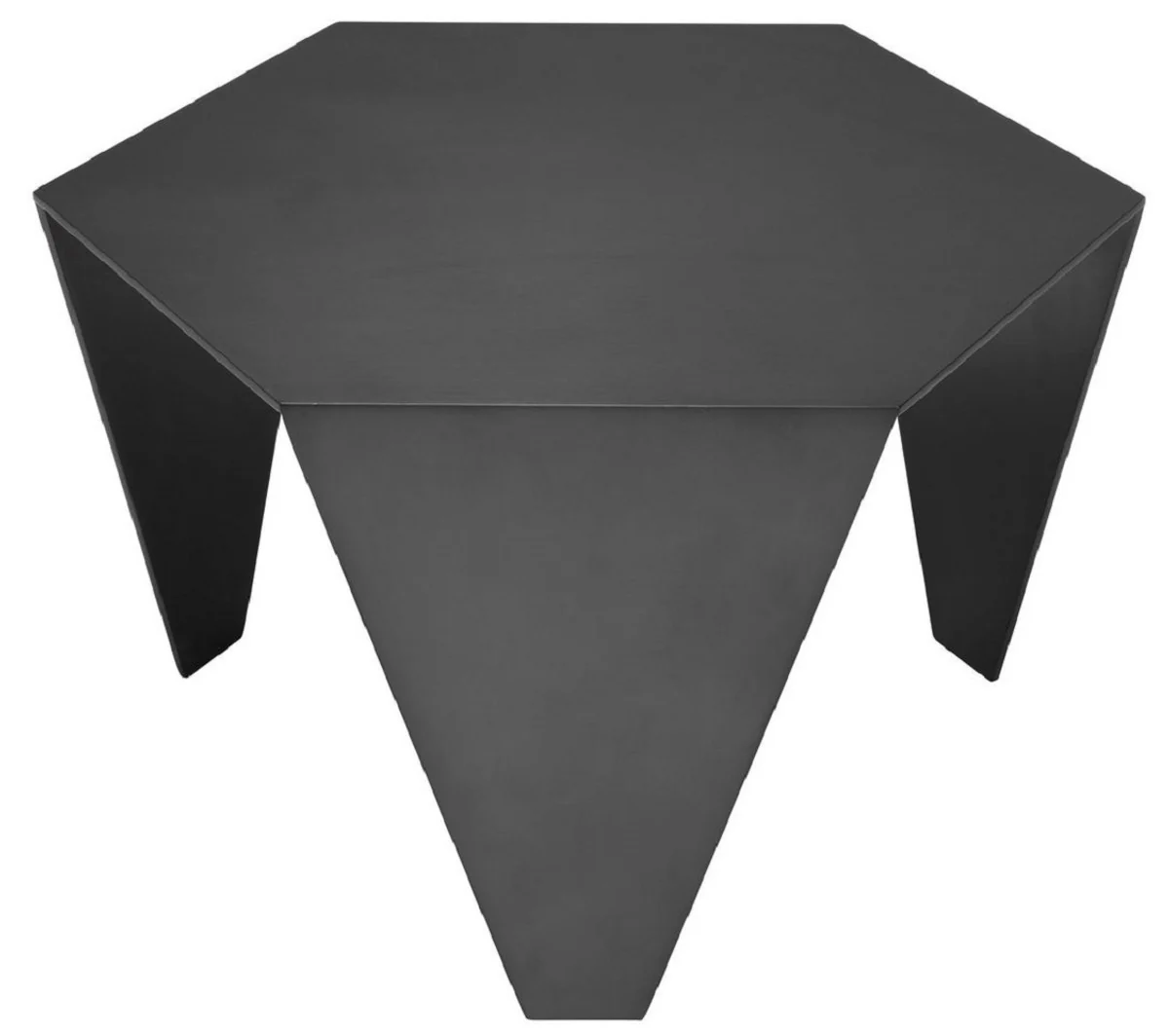 Casa Padrino mesa auxiliar de lujo bronce 57,5 ??x 50 x A. 34,5 cm - Mesa de acero inoxidable de 6 angular - Muebles de sal¨®n de lujo - Calidad de Lujo