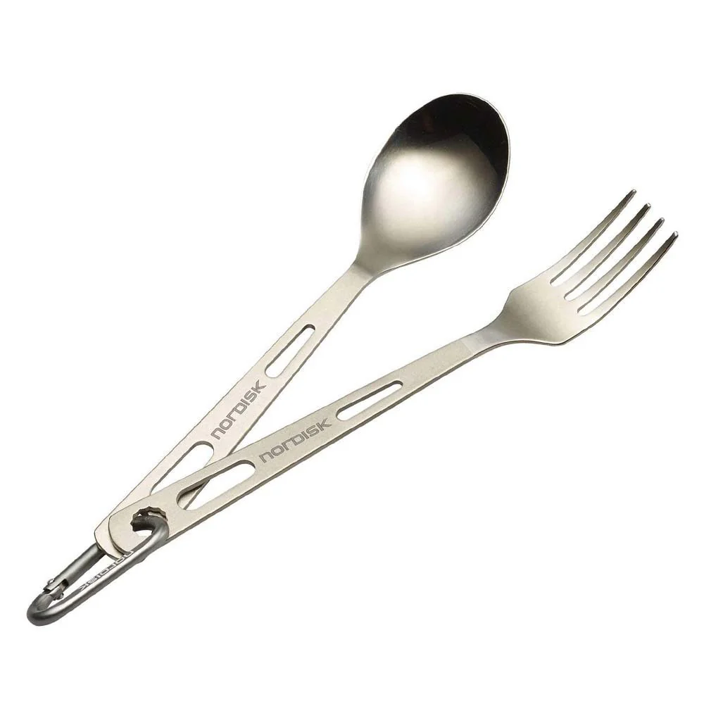 Nordisk Titanium Cutlery 2 pcs. Set - Set de cubiertos