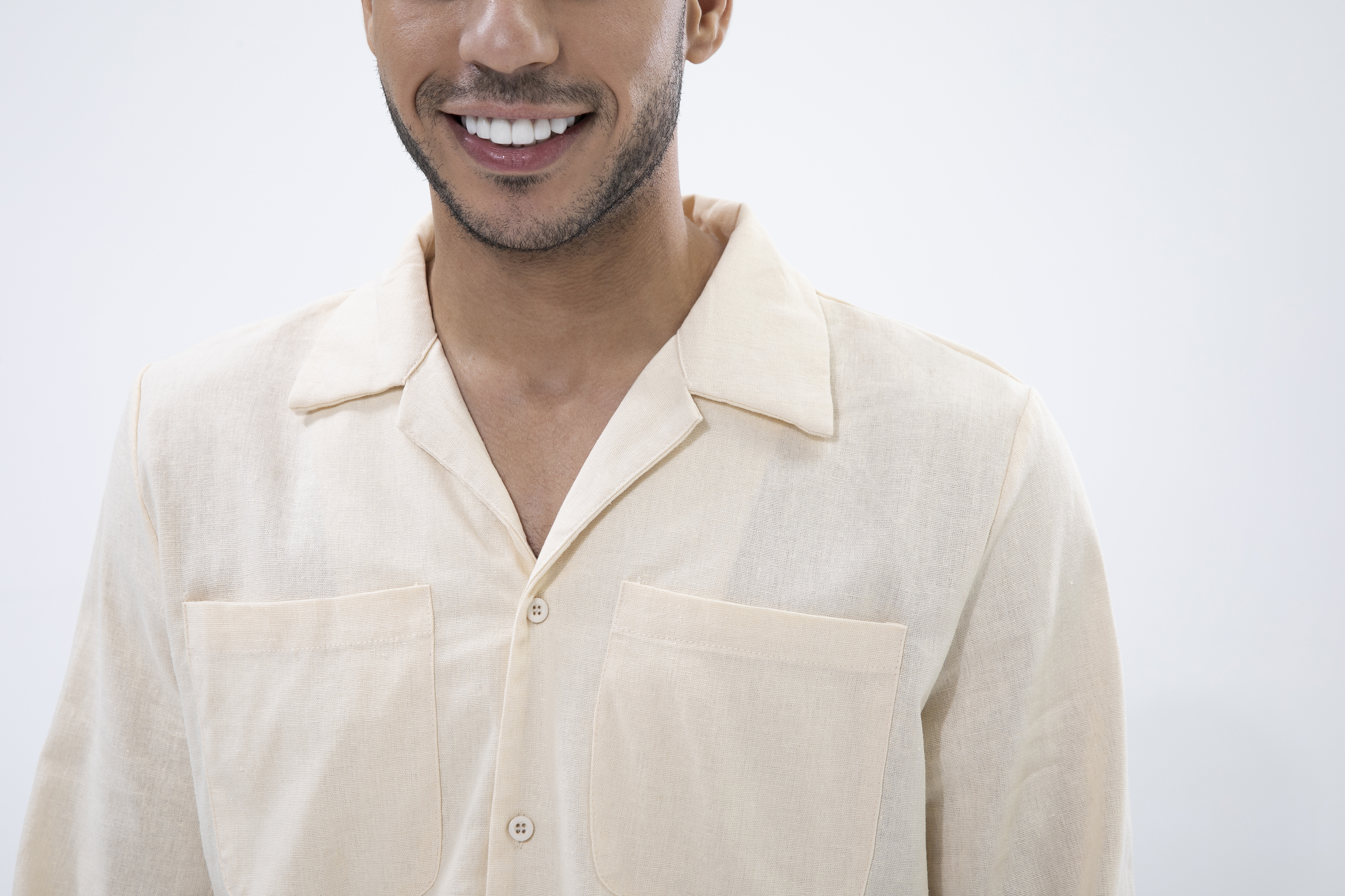 Suitmens Men's Cotton Linen 2 Piece Walking Set