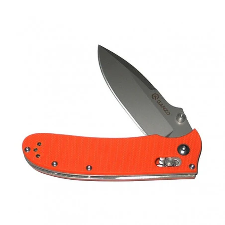 Navaja plegable de bolsillo Ganzo F704 KNIFE acero – naranja
