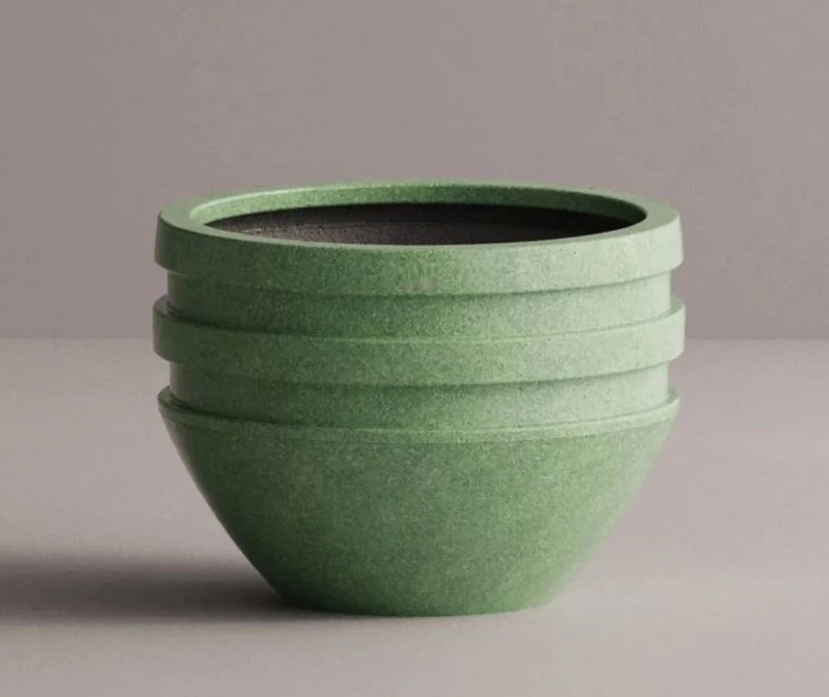 Casa Padrino maceta de hormig¨®n de lujo verde ? 80 x A. 60 cm - Maceta decorativa de sal¨®n y jard¨ªn